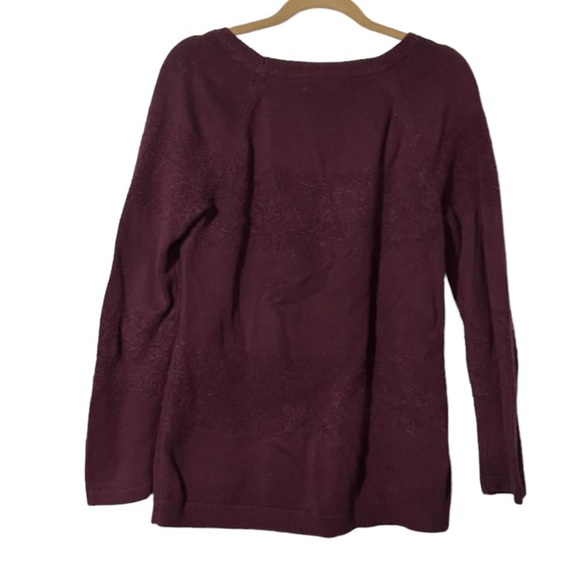 CALVIN KLEIN SWEATER MAROON SIZE MEDIUM - Picture 2 of 5